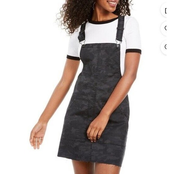 Vanilla Star Juniors' Printed Raw-Hem Camo Skirtall Black Size 1 - Picture 9 of 9